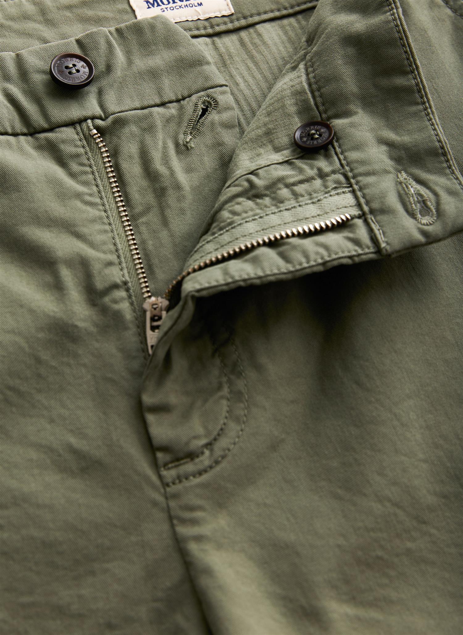 Jeffrey Summer Chino Shorts 7" Olive