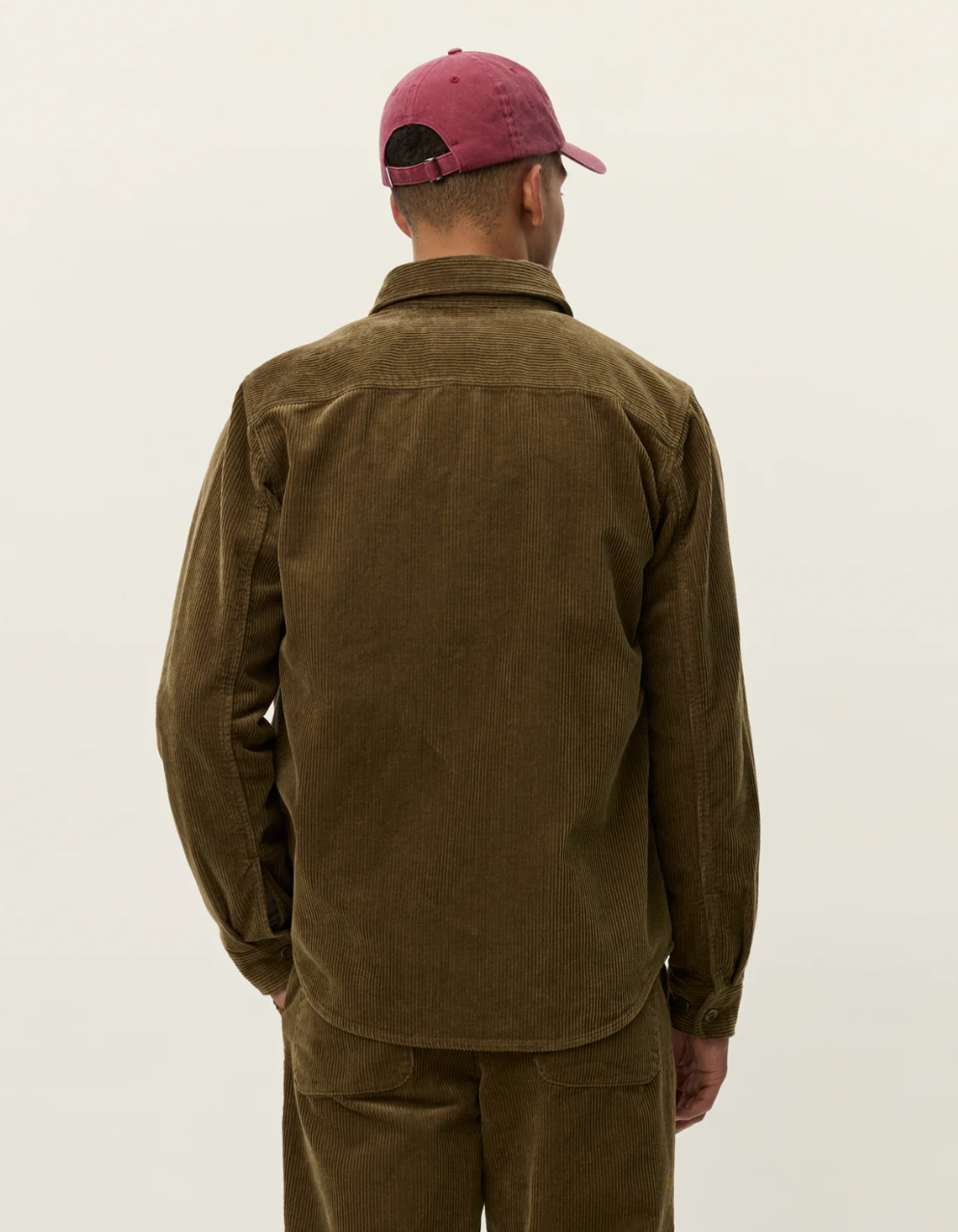 Kody Corduroy Overshirt Military Olive