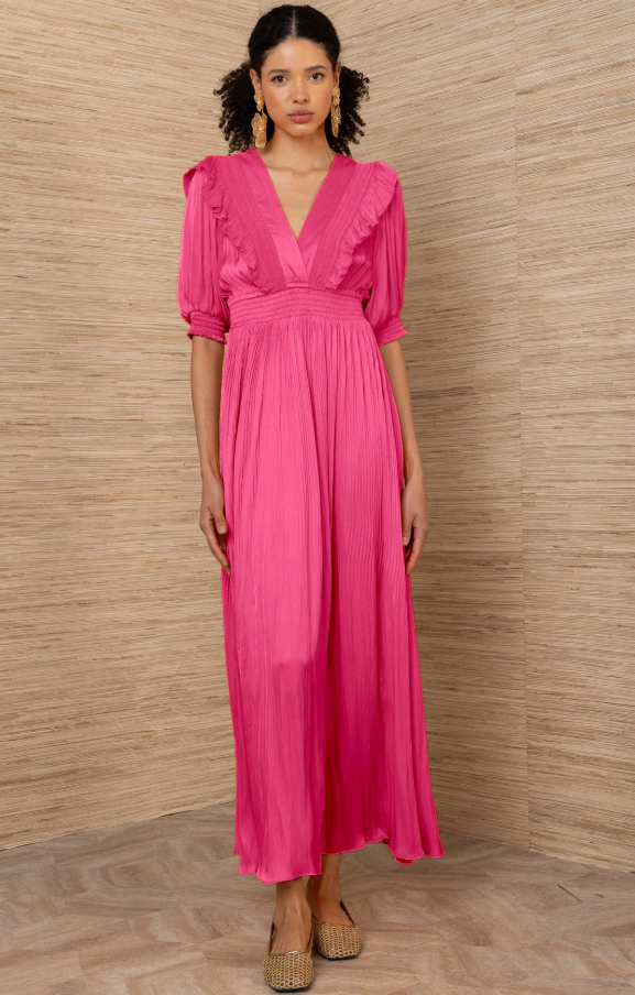 Lovisa Charmeuse Dress Pink