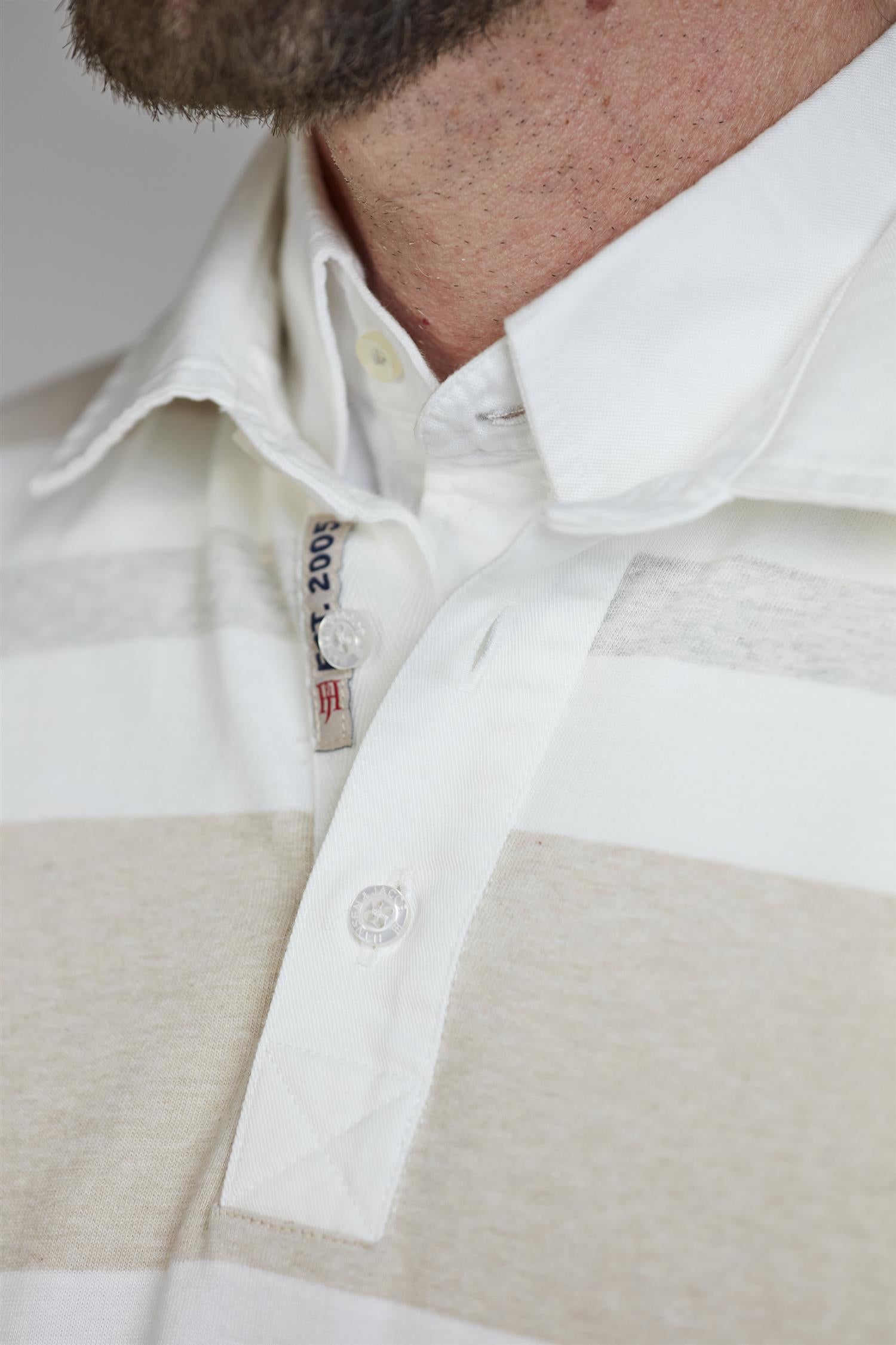 Y.D Stripe Back Rugger Sand