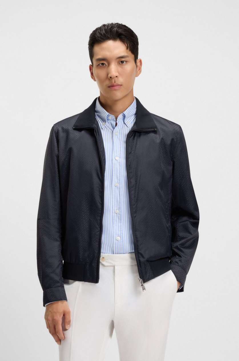C-Casamu Water Repellent Monogram Jacket