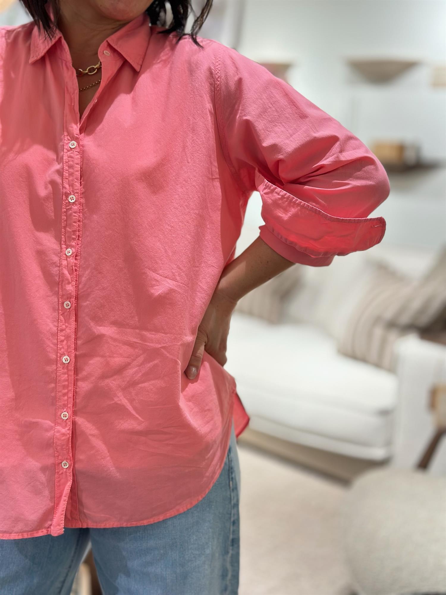 Beau Shirt Hot Coral