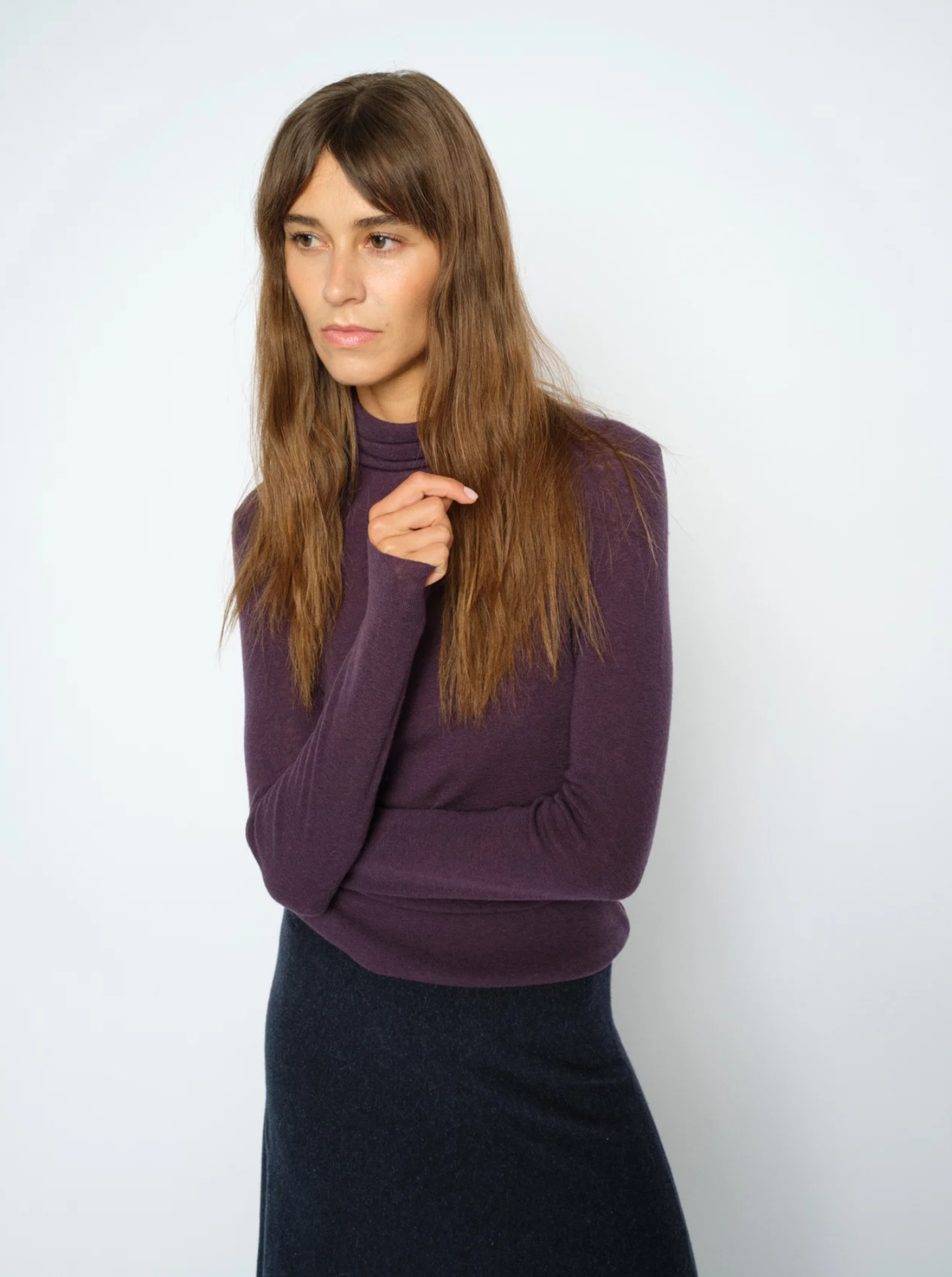 Mmbouch Rollneck Knit Sweet Grape