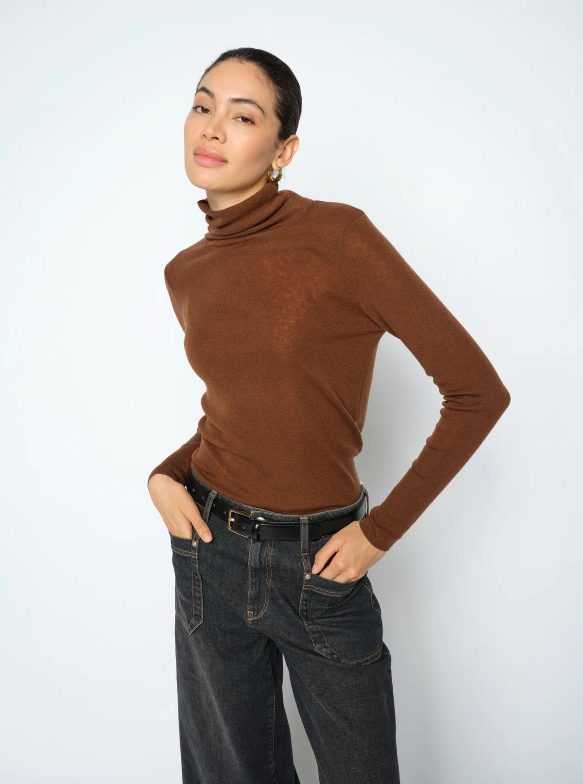 Mmbouch Rollneck Knit DT Brown