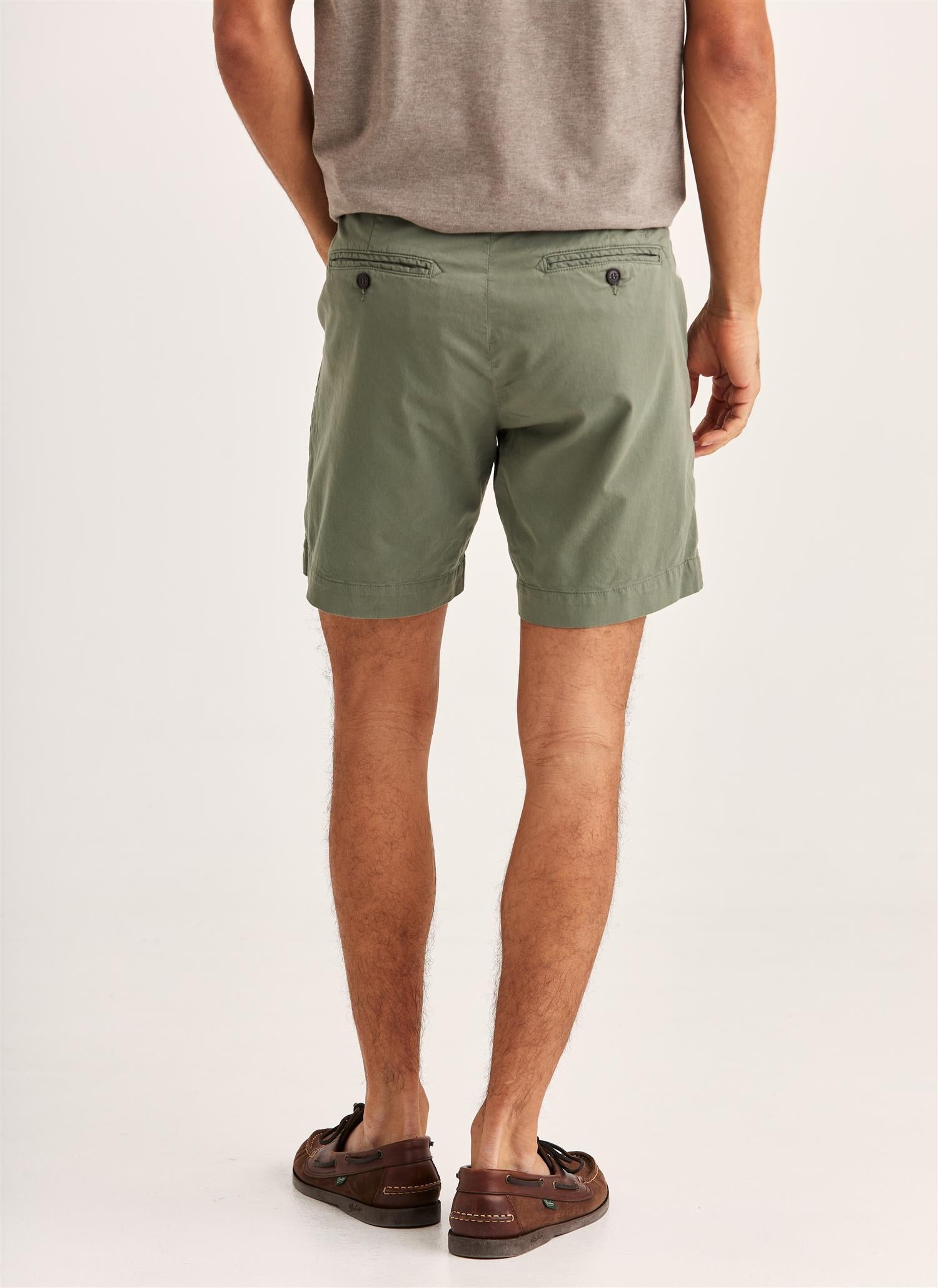 Jeffrey Summer Chino Shorts 7" Olive