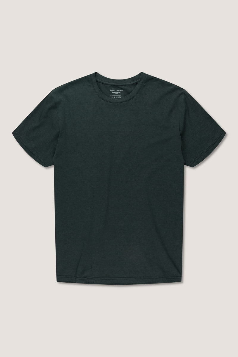 Bamboo/cotton Crew Tee Forest