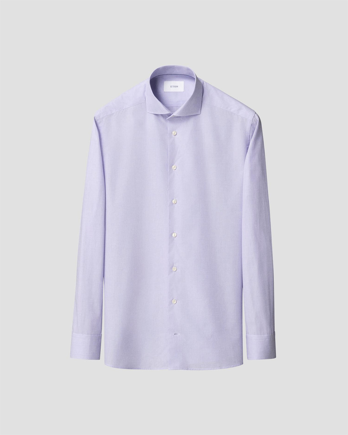 Light purple End on End Breeze Poplin Shirt Slimfit