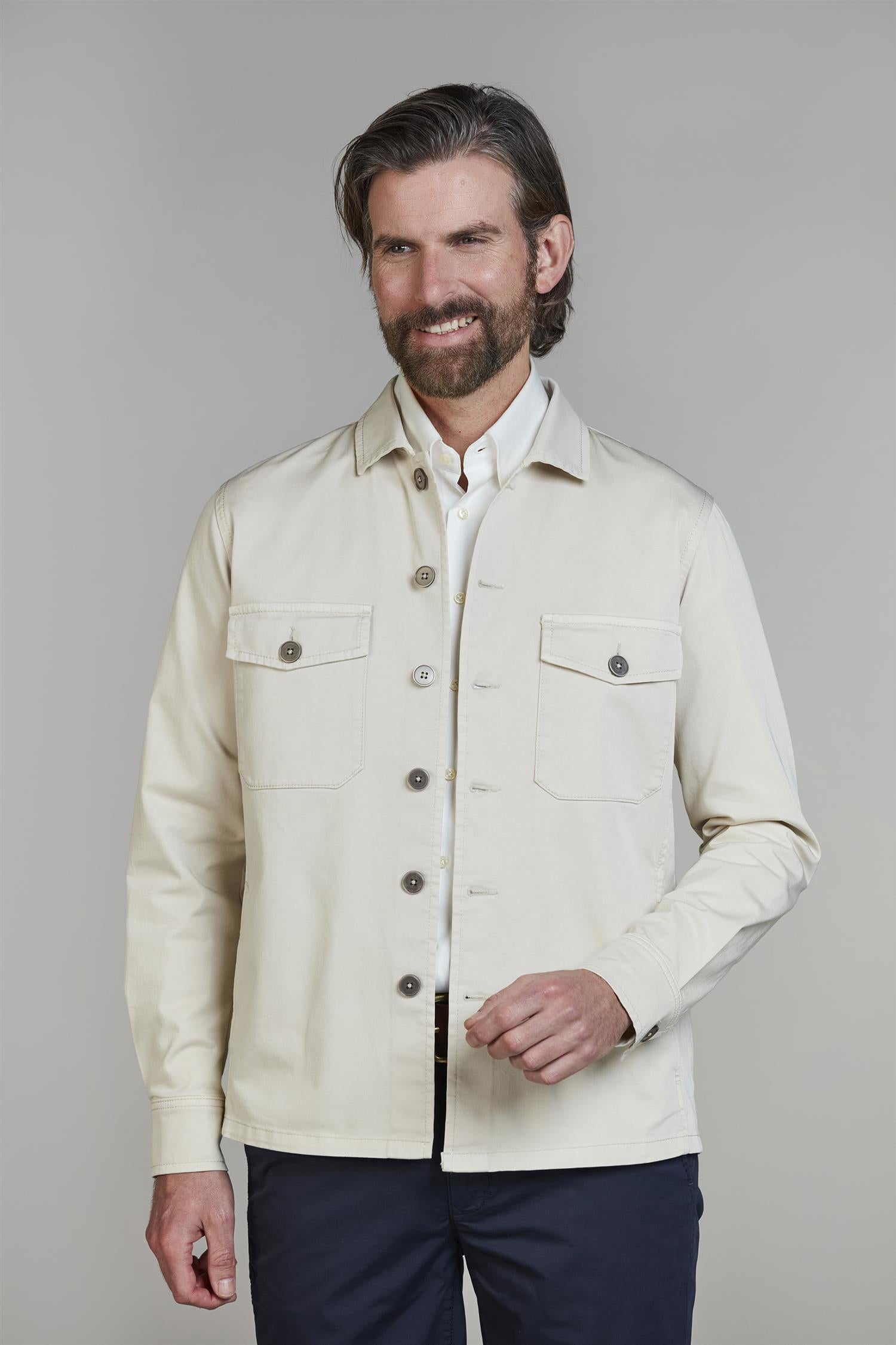 Clearwater Overshirt Irish White