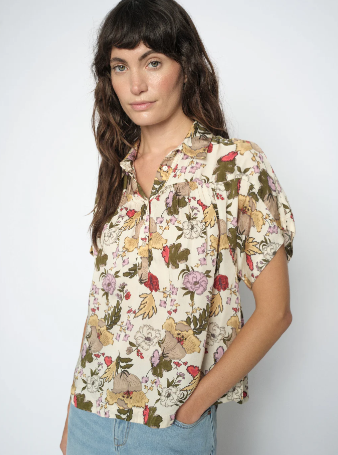 Mmwinie Flowwi Blouse Ecru