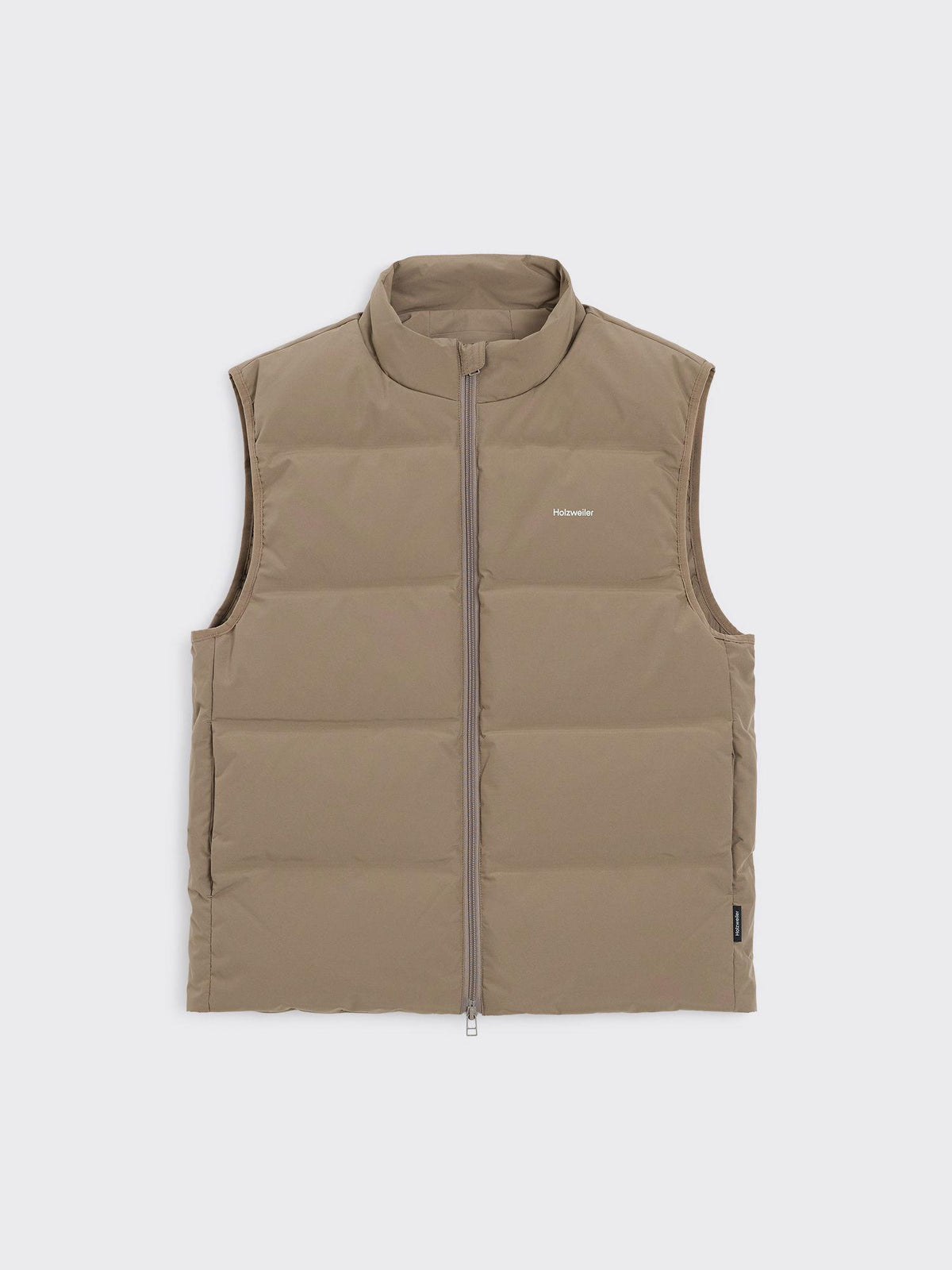 Daff Down Vest Dk Sand