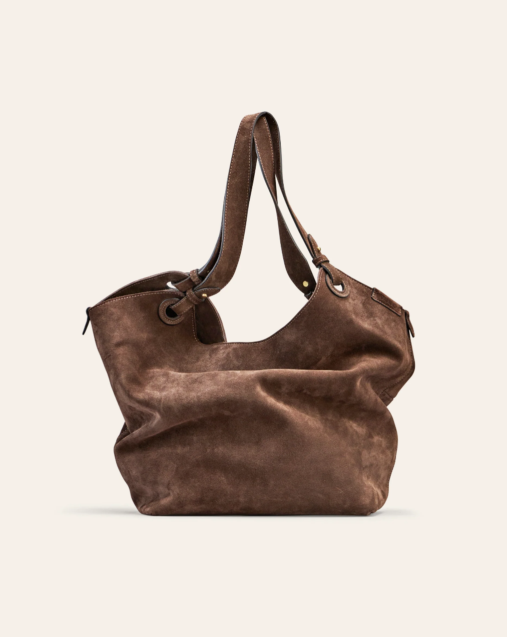 Soho Umber Sued Shoulder Bag