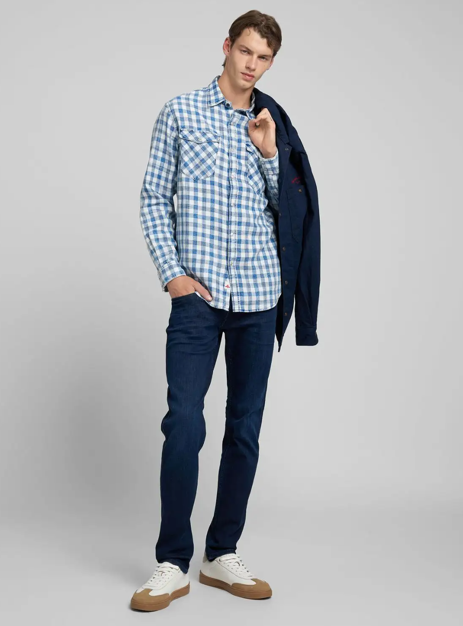 Anbass Power Stretch Slimfit Denim Dark Indigo