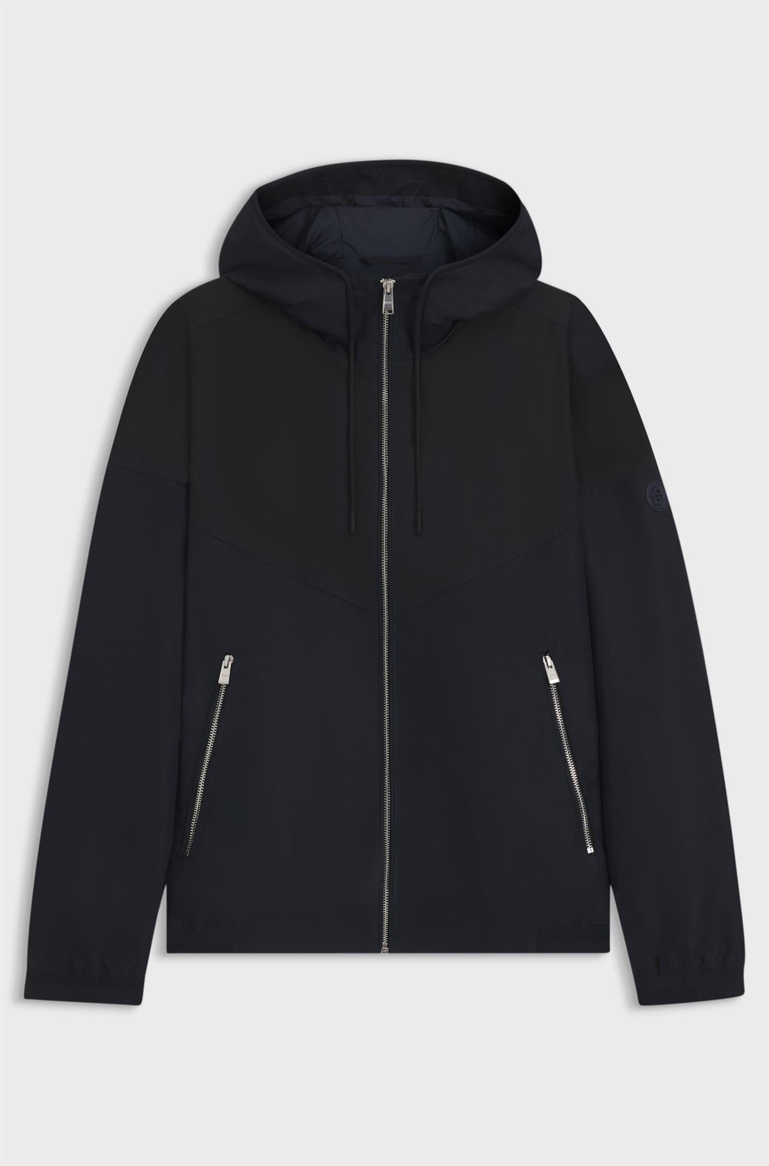 Cireno Water repellent hooded Jacket Navy