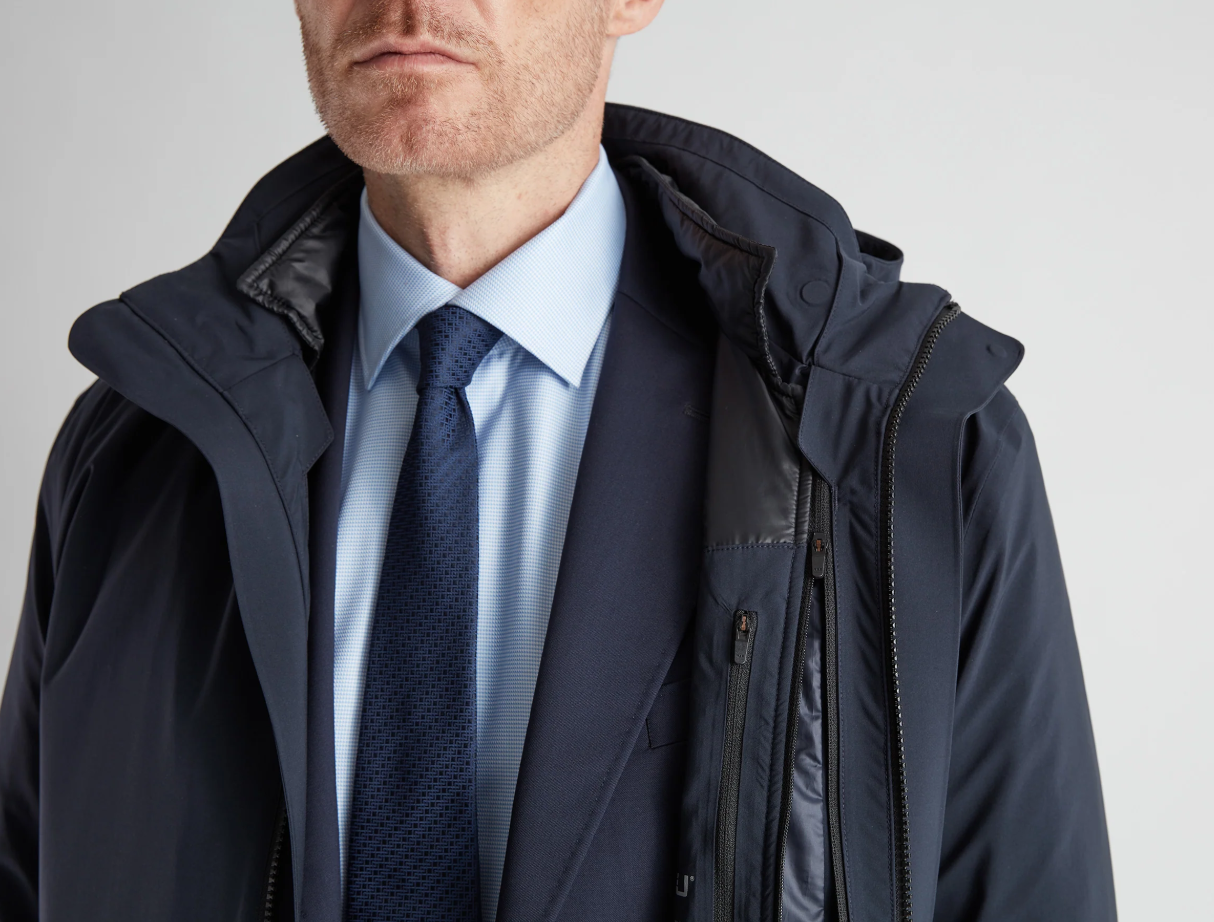 BLACK STORM COAT II NAVY