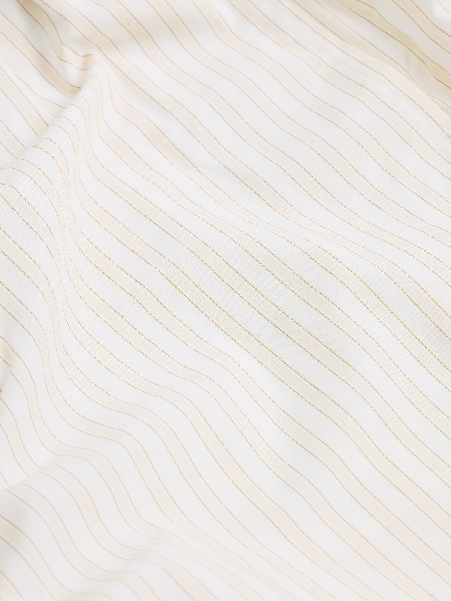 Loose Stripe Shorts Ecru Stripe