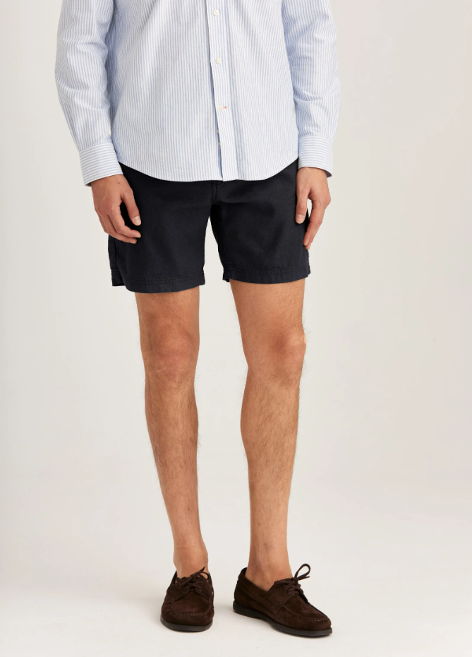Fenix Linen Shorts Blue