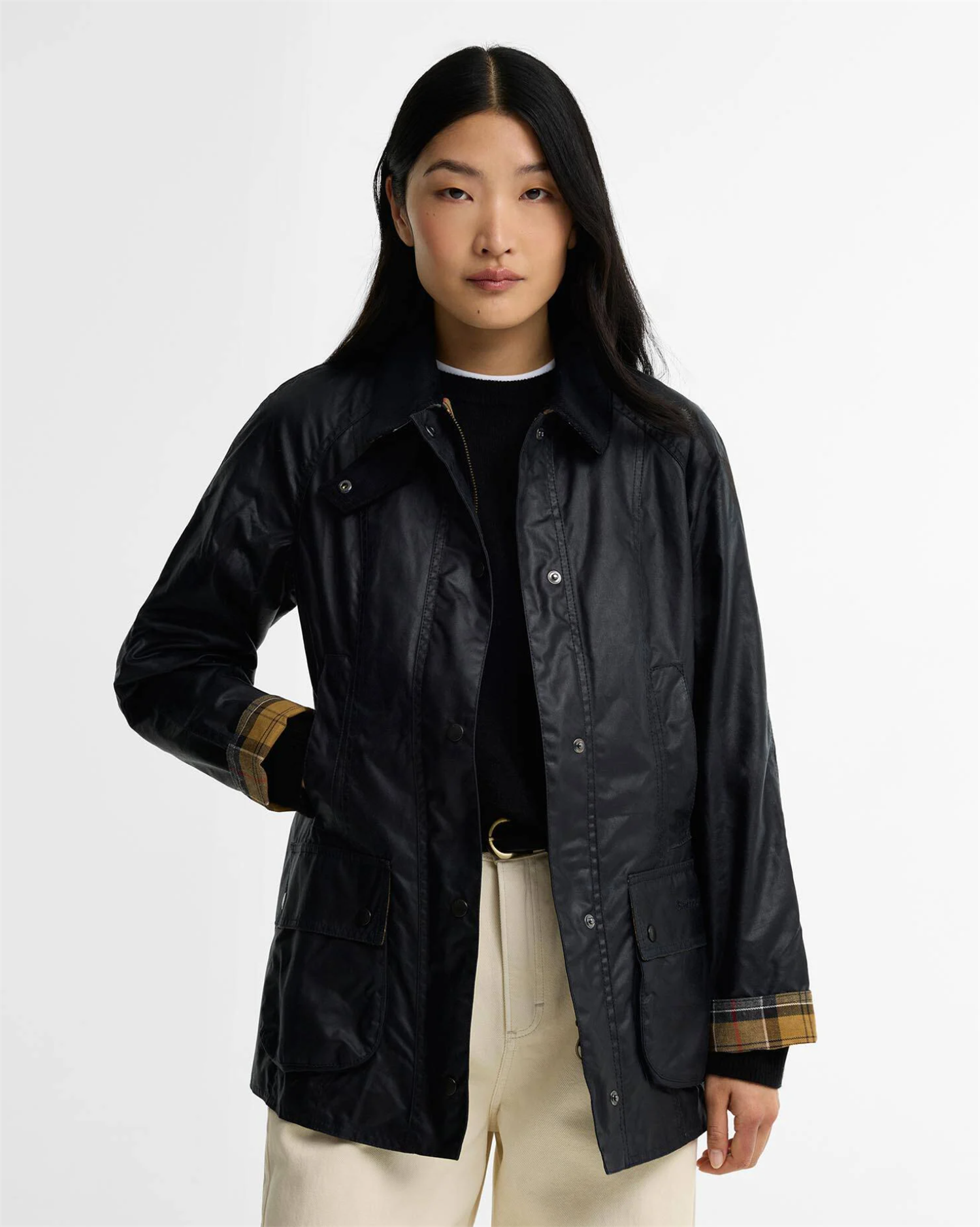 Beadnell Wax Jacket Navy