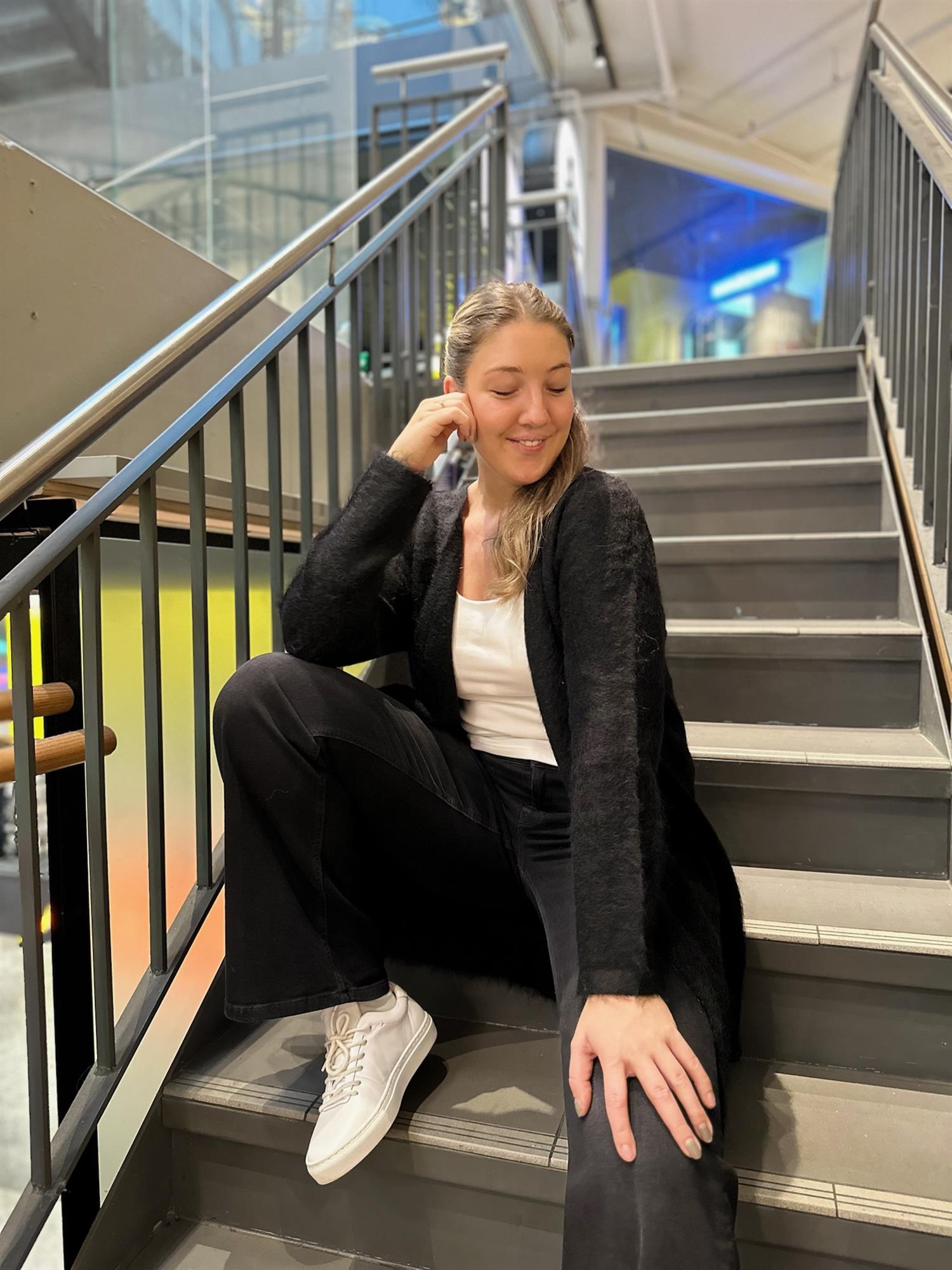 Butty Mohair Cardigan Black