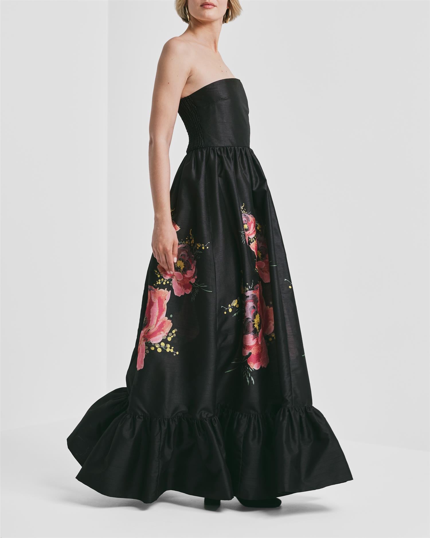 Taffeta Bandeau Dress PS26 Golden Poppy
