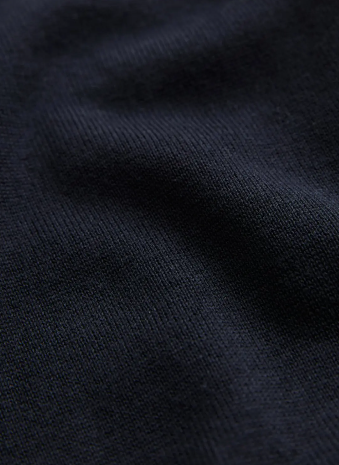 Riley Zip Cardigan Old Blue