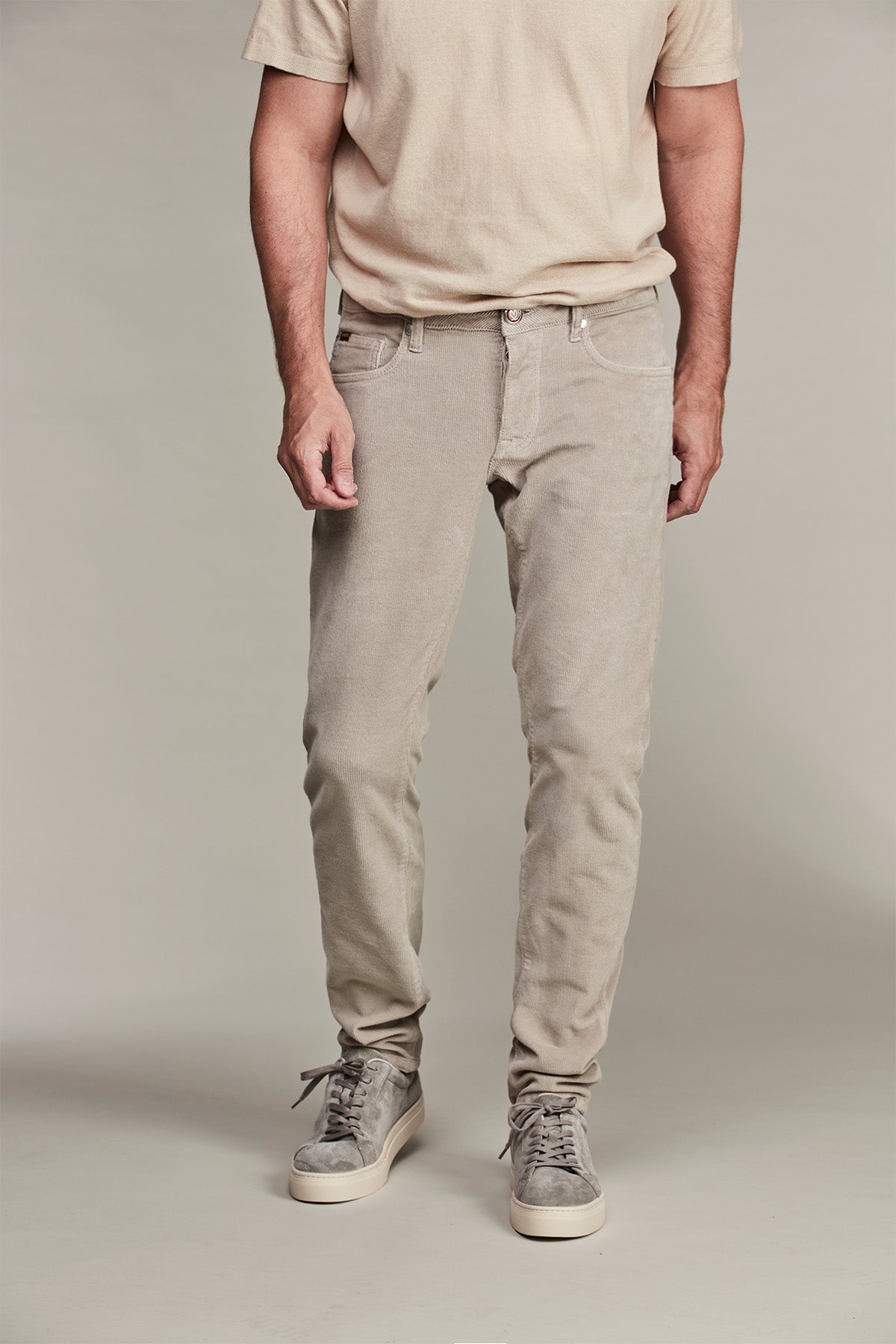 5 Pkt Velvy Cord Stretch Beige