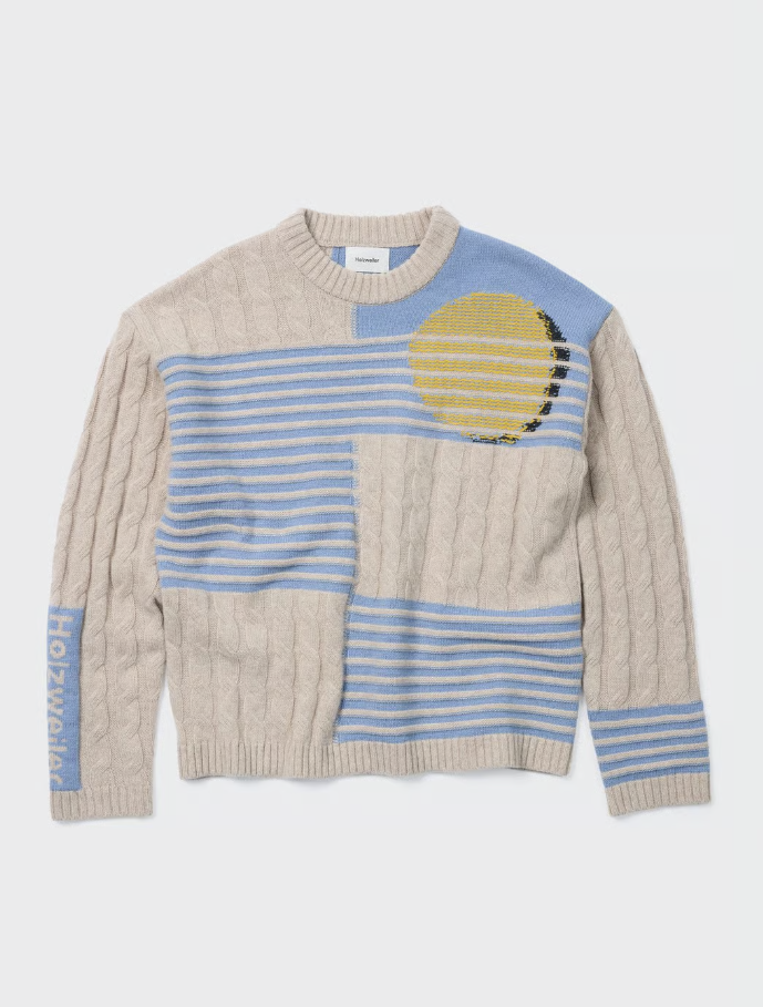 Retro Sun Crew Beige