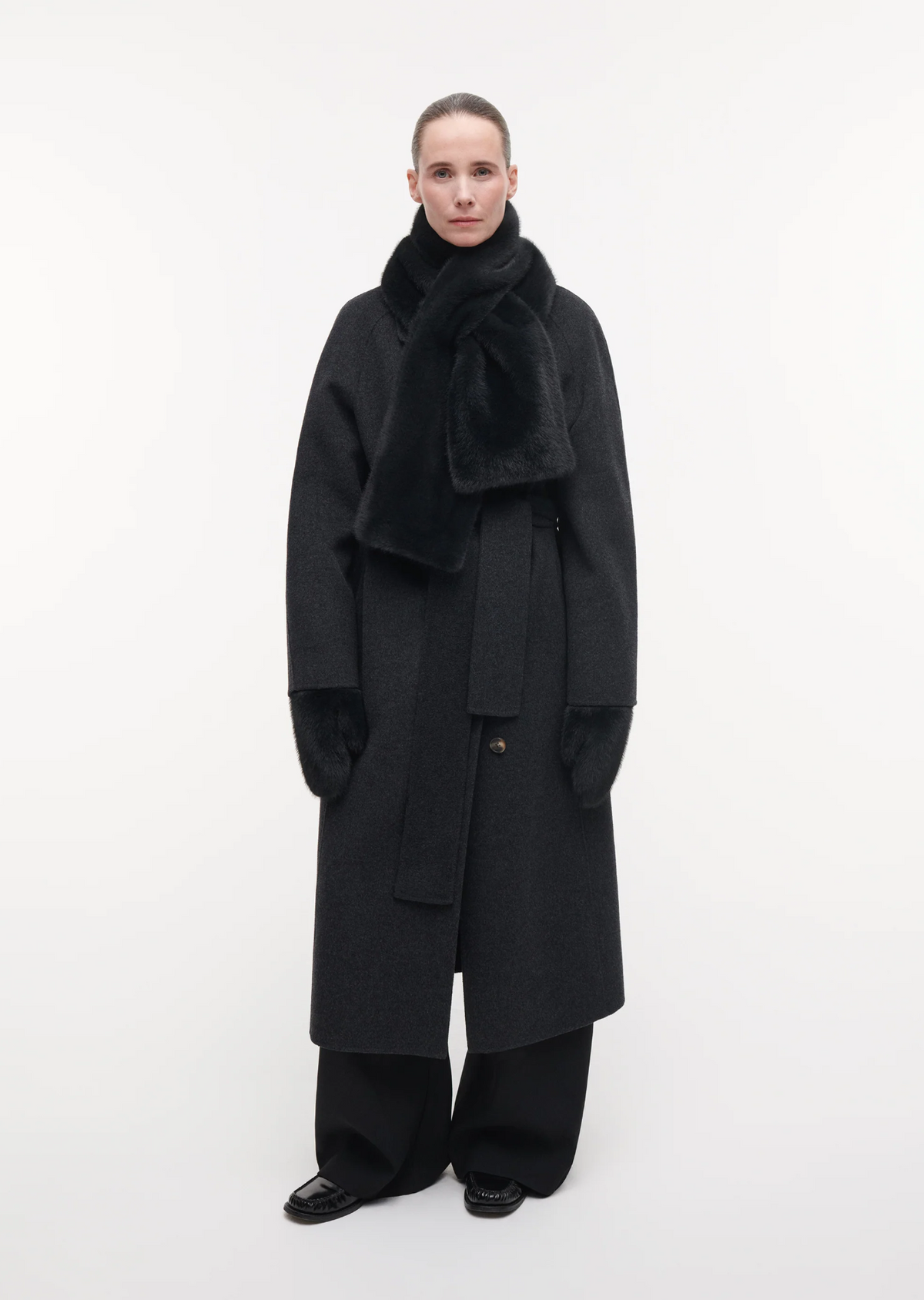 Jemma Faux Mink D.Grey