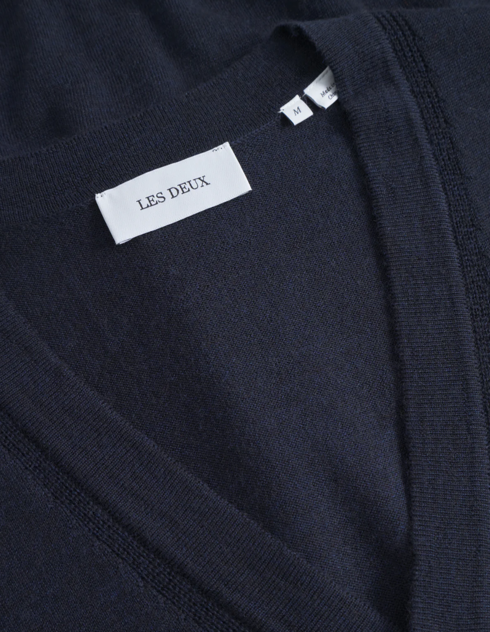 Greyson Merino Cardigan Dark Navy