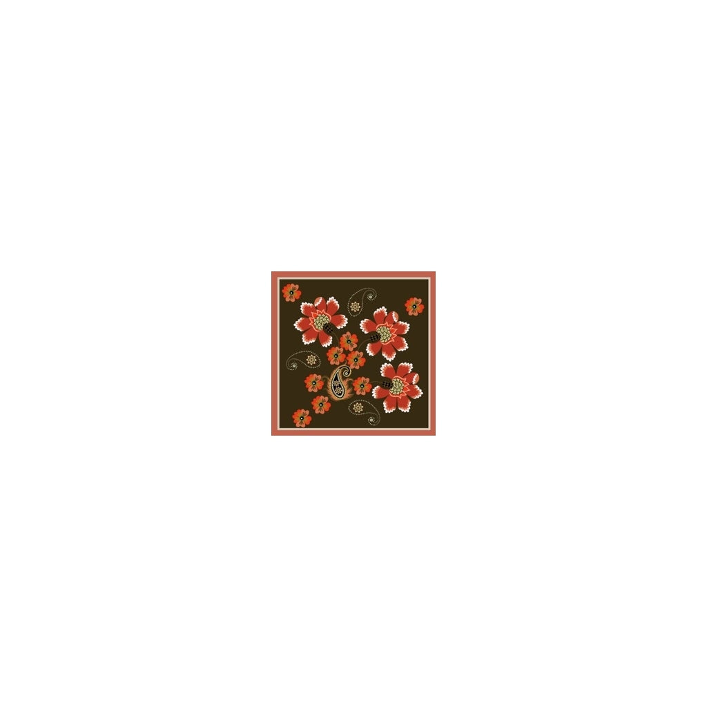 Folkloristic Flowers Brownie