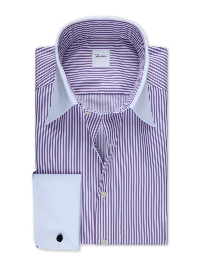 Dark purple stripe Regular Shirt