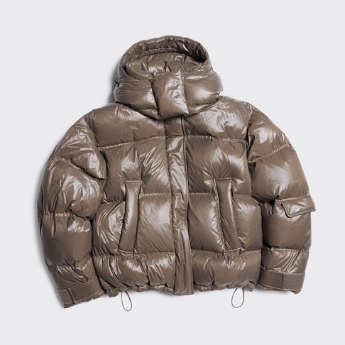 Steilia Short Down Jacket Brown
