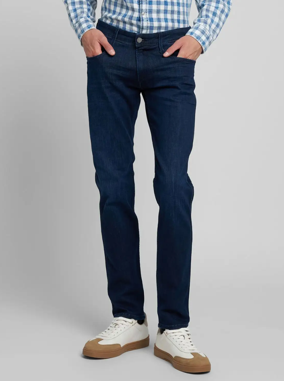 Anbass Power Stretch Slimfit Denim Dark Indigo