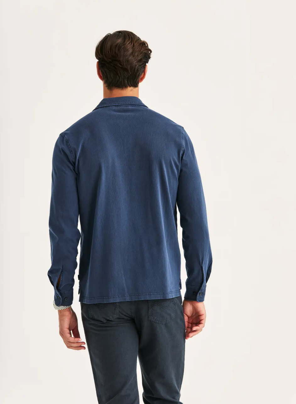 Harland LS Polo Shirt Navy