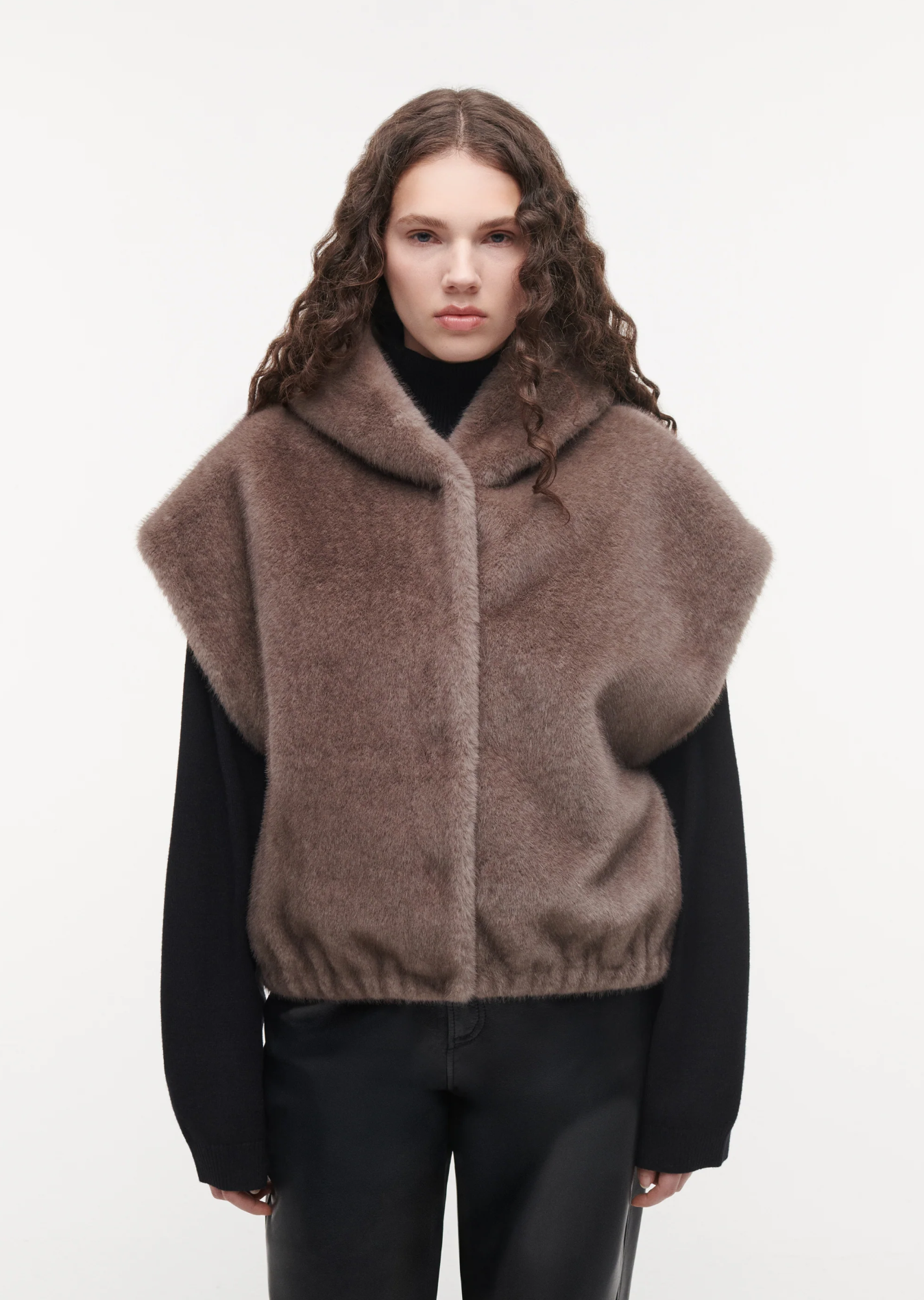 Olena Faux Mink Pebble