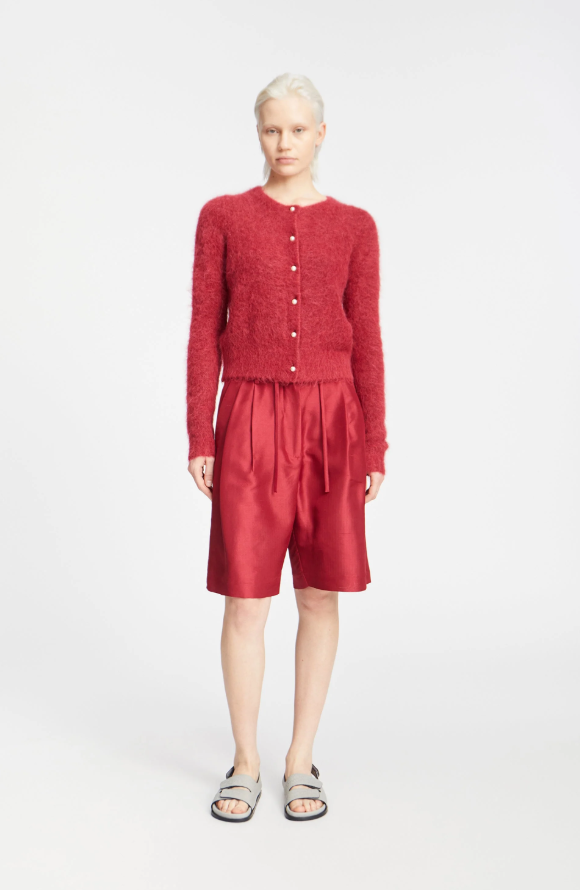 Povilla Cardigan Bordeaux