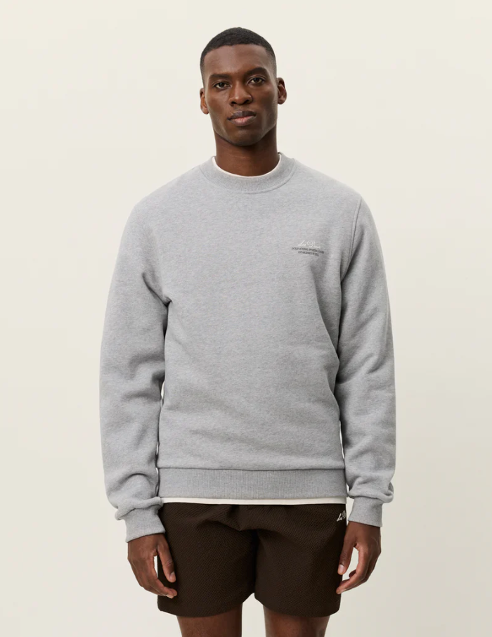 Ben Globe Sweatshirt Grey Melange