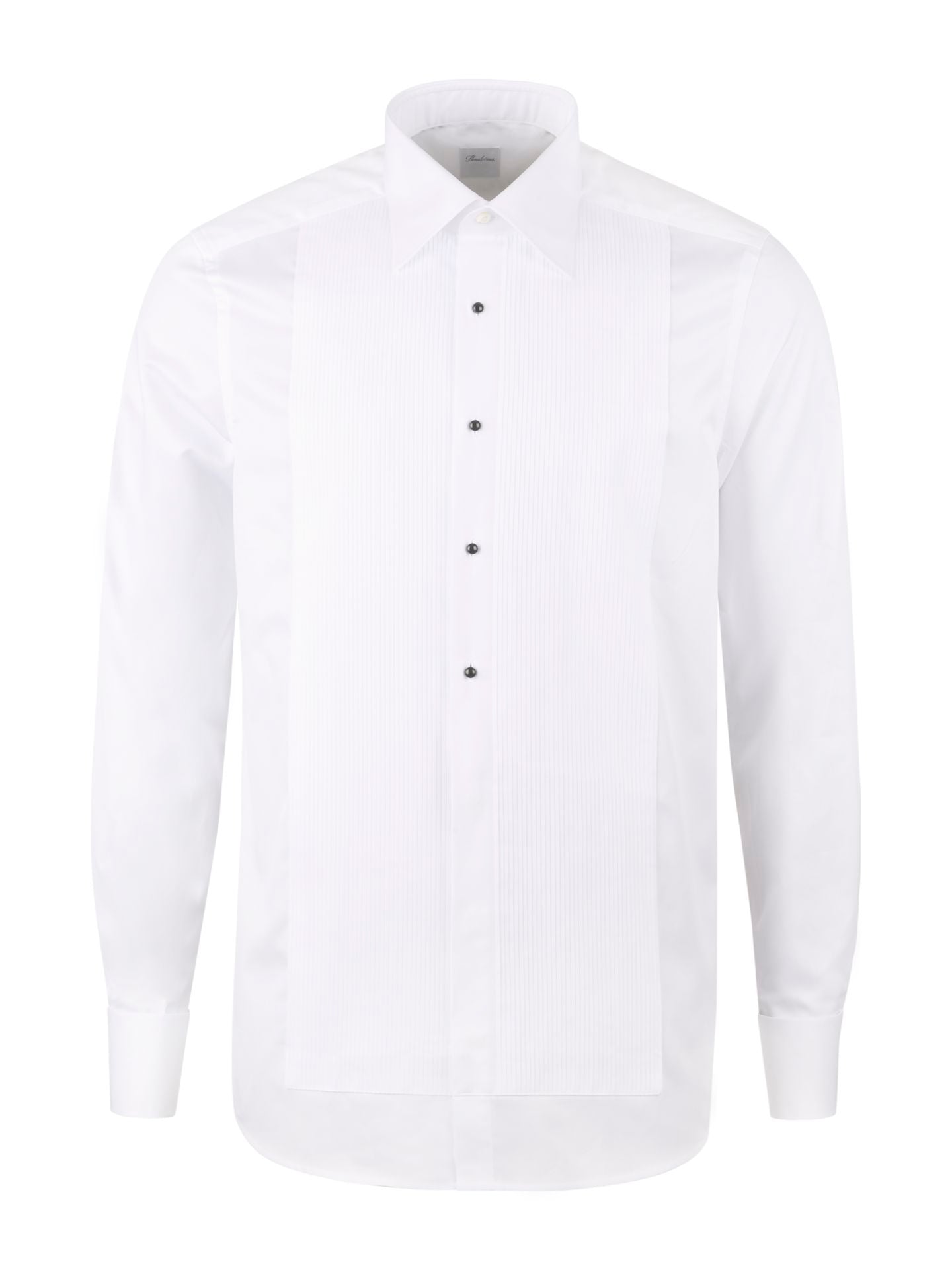 White Regular Tuxedo Shirt French Cuff