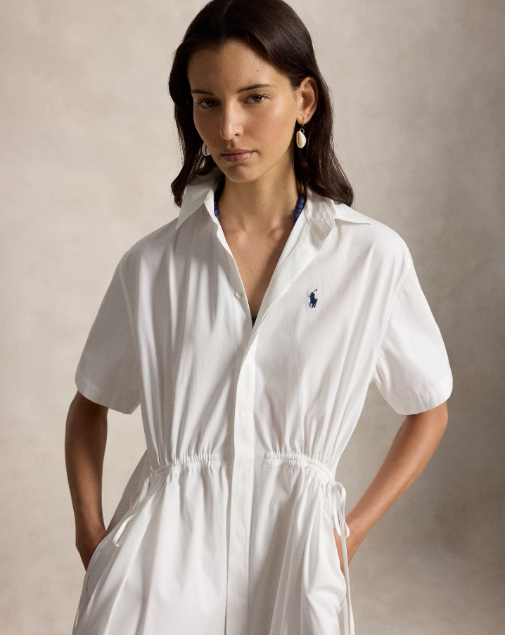 Womven-Shirt Dress White