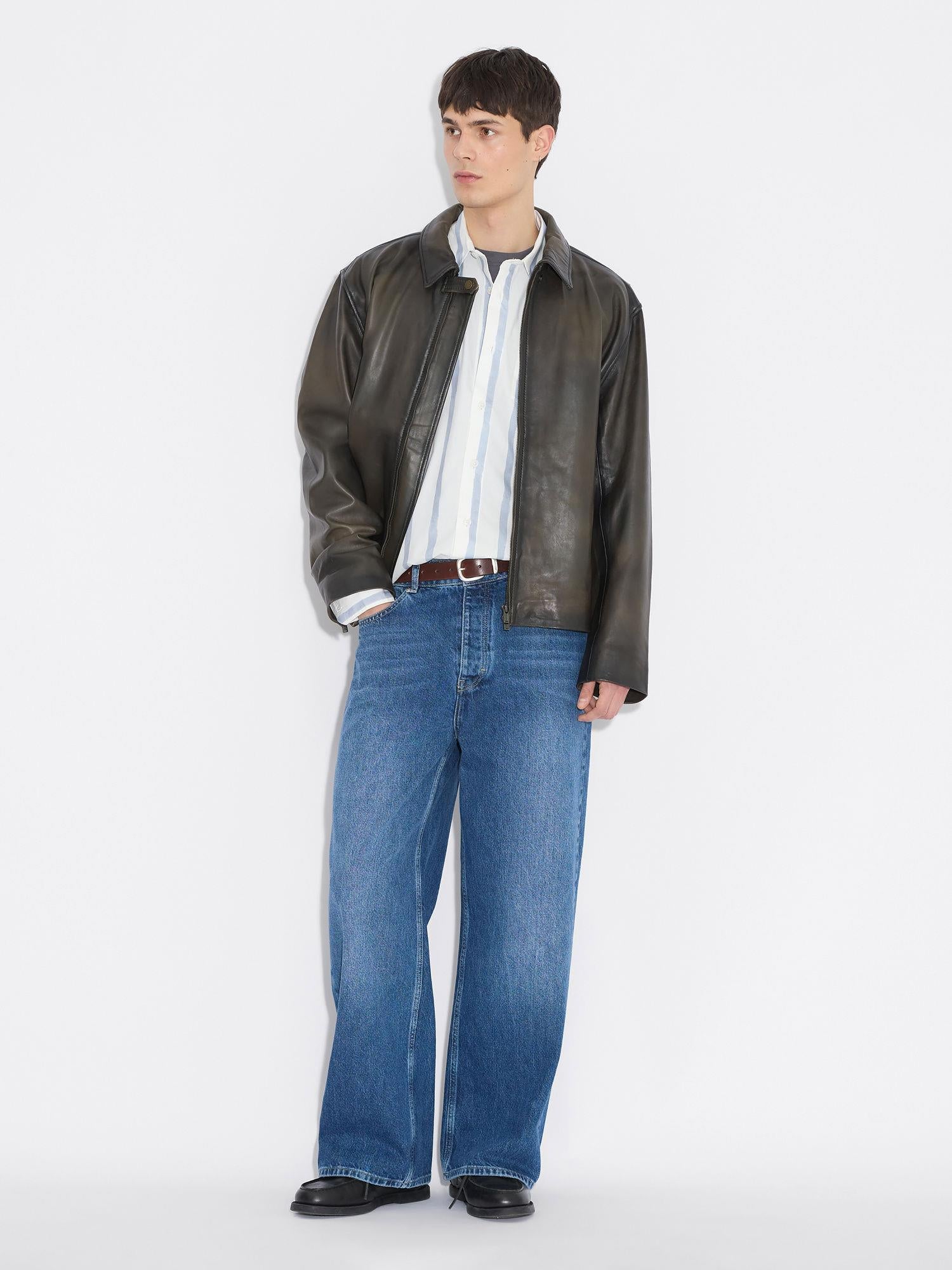 Regular Striped Shirt Blue Stripe