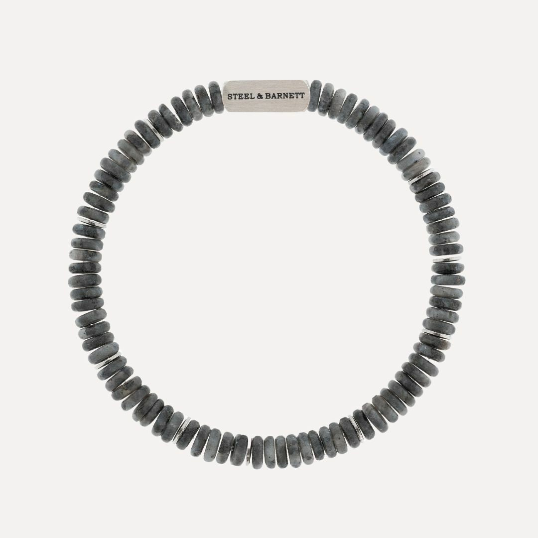 Stones Bracelet Two Tone Matt Spectrolite