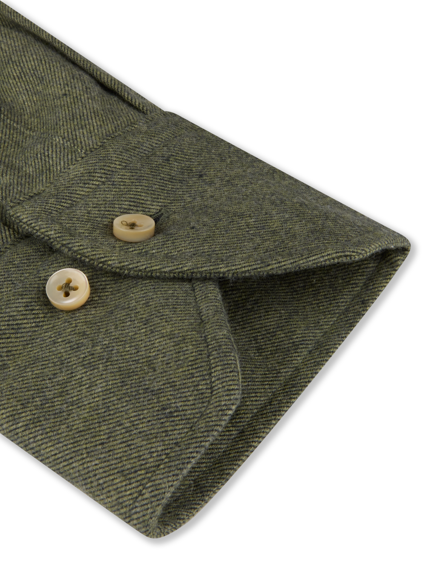 Flannel Regular Shirt Green