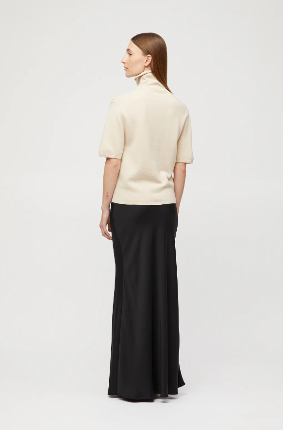 MARGOT TURTLENECK TEE BUTTERMILK