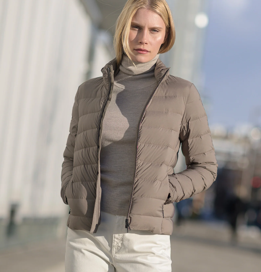 W Stellar Jacket Dark Sand