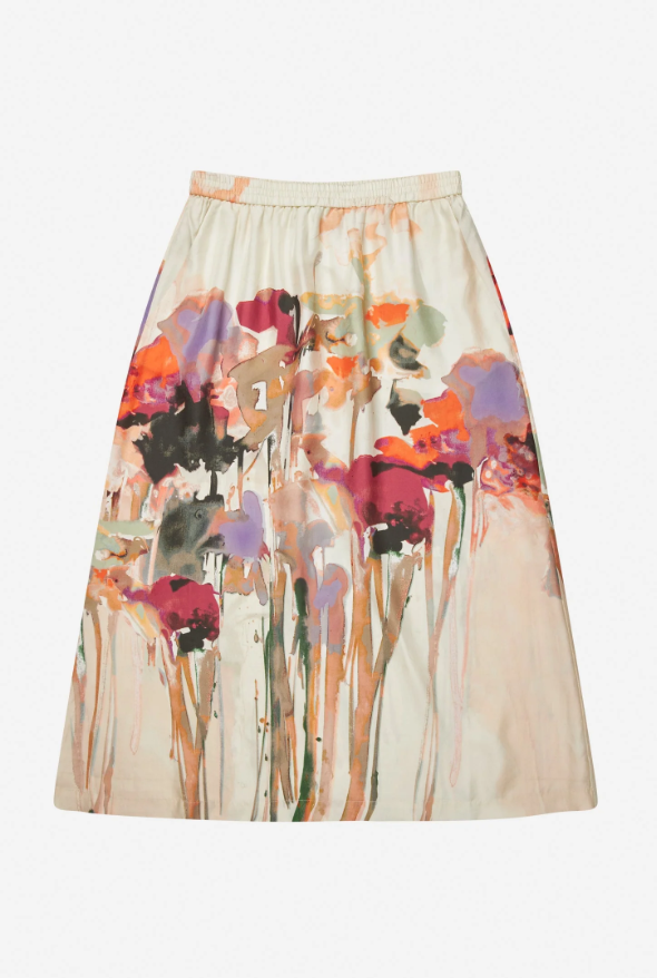 Aruma Printed Skirt Sand