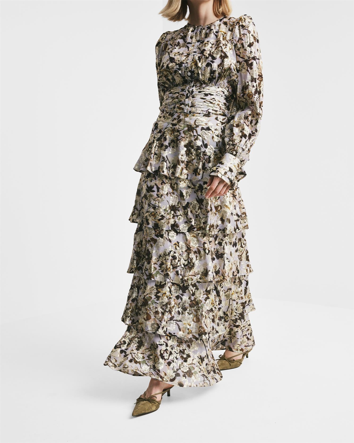 Georgette Top October Fields