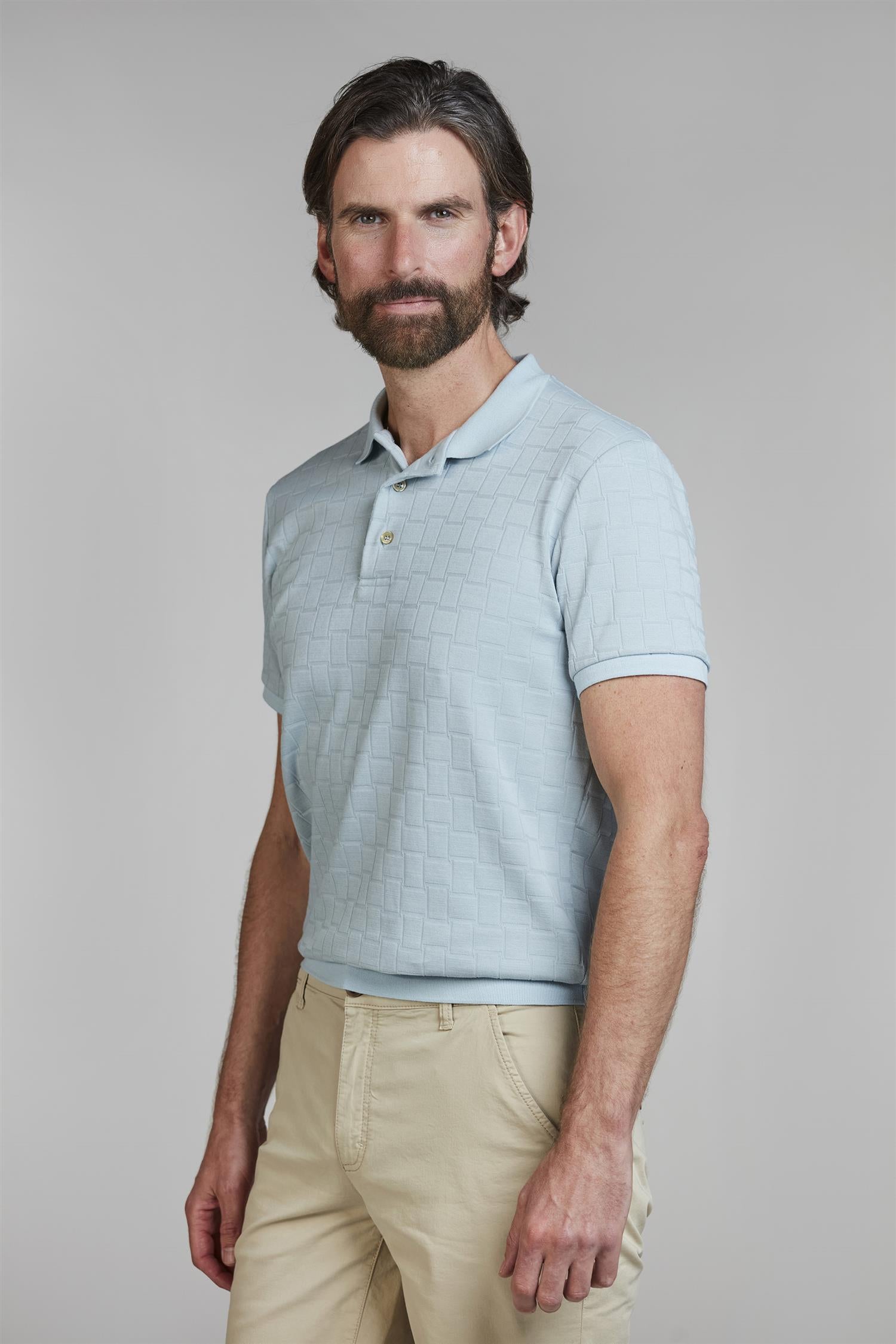 Structure Polo Light Blue