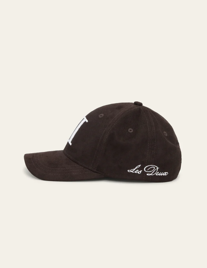 Encore Suede Baseball Cap Turkish Coffee Brown