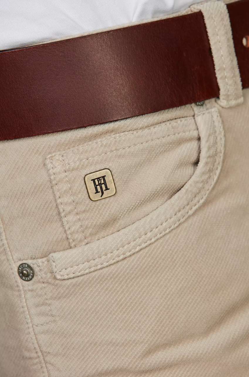 5-PKT CUT'N SEW TWILL CORD BEIGE