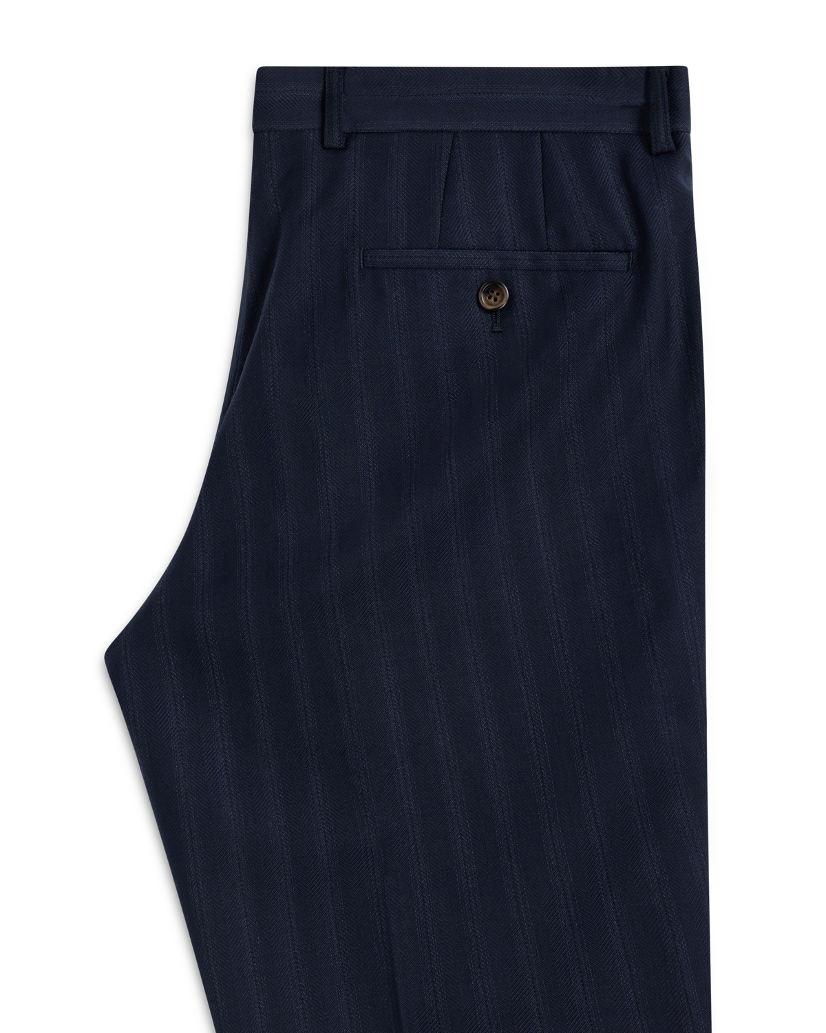 Fishbone Pant Dark Navy