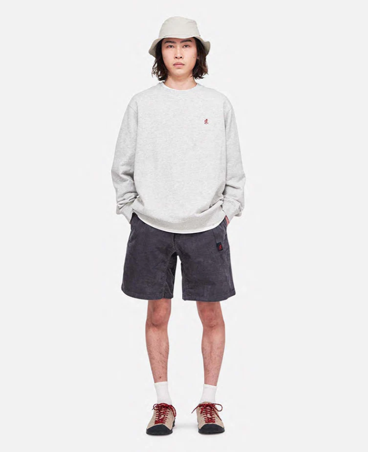 Corduroy gramicci shorts charcoal